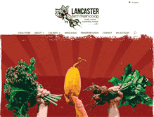 Tablet Screenshot of lancasterfarmfresh.com